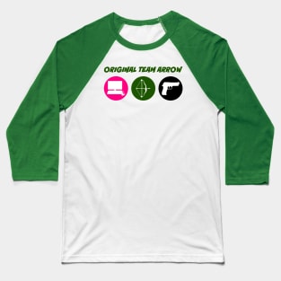 Original Team Arrow - Colorful Symbols - Weapons - Horizontal Version Baseball T-Shirt